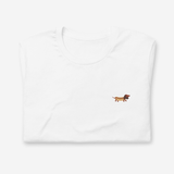 T-shirt brodé hot-dog